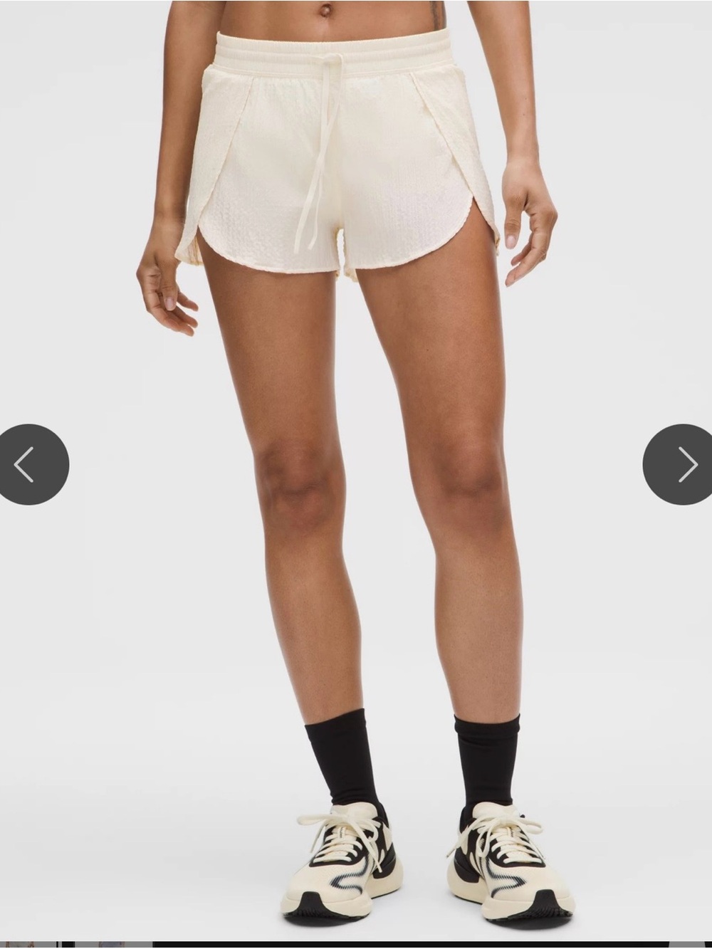 Lululemon Negative Split Textured Shorts 2.5”